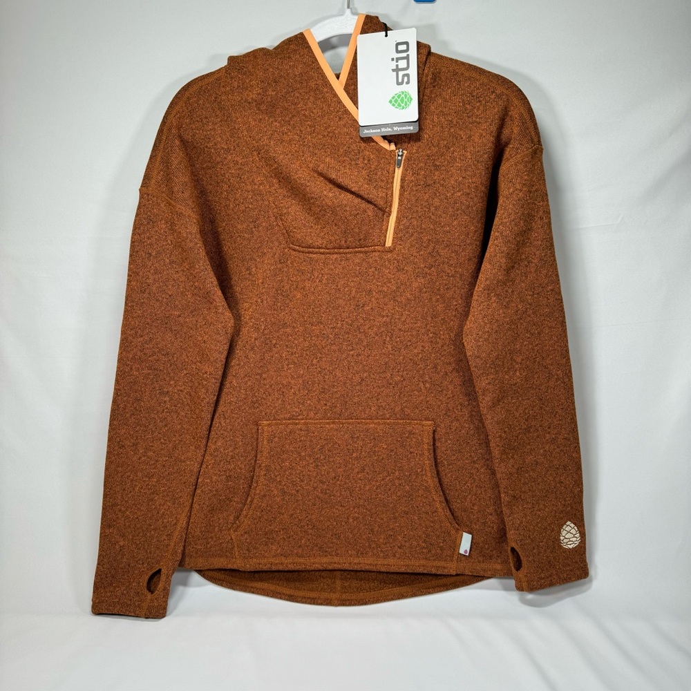 NWT New Stio Sweetwater Fleece Hoodie Women's Small S Long Sleeve Warm Top